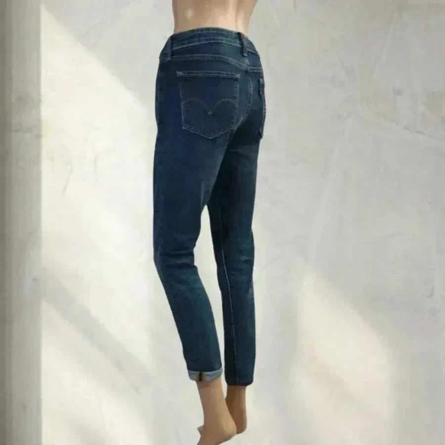 LEVI'S 711 qualidade crafted - corte skinny crop - cintura baixa - elástico - qualidade irrepreensível – photo 4